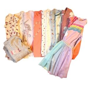 Girls 10 Piece Clothing Bundle